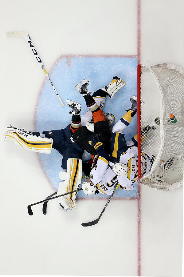 Shea Weber Photograph - Nashville Predators V Anaheim Ducks - #3 by Sean M. Haffey