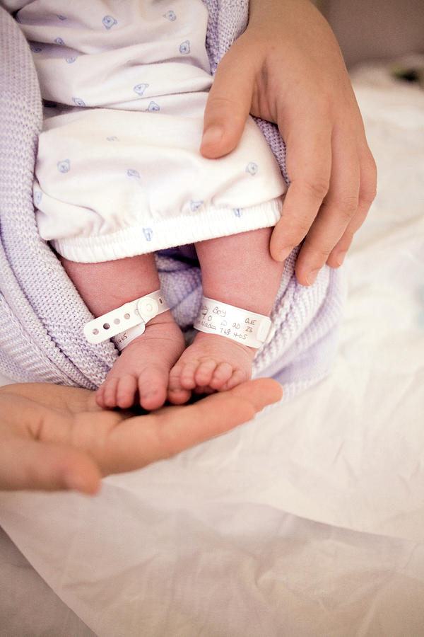Newborn Baby's Feet by Samuel Ashfield/science Photo Library