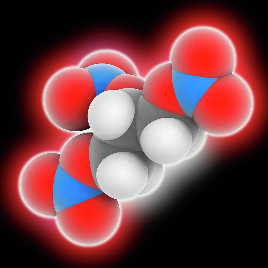 Nitroglycerin Molecule #3 Photograph by Laguna Design