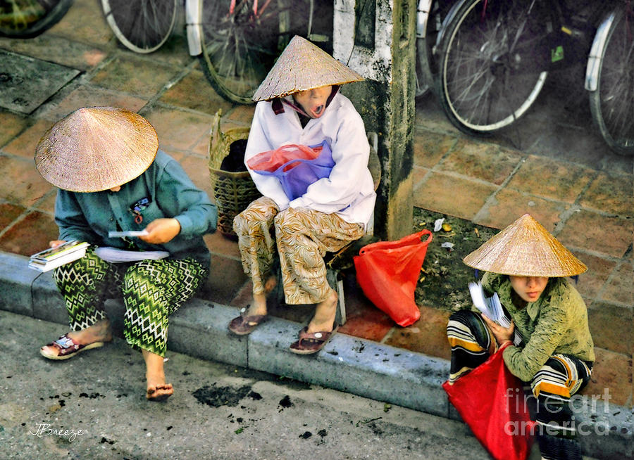 3 Non la in Hoi An-Vietman Photograph by Jennie Breeze