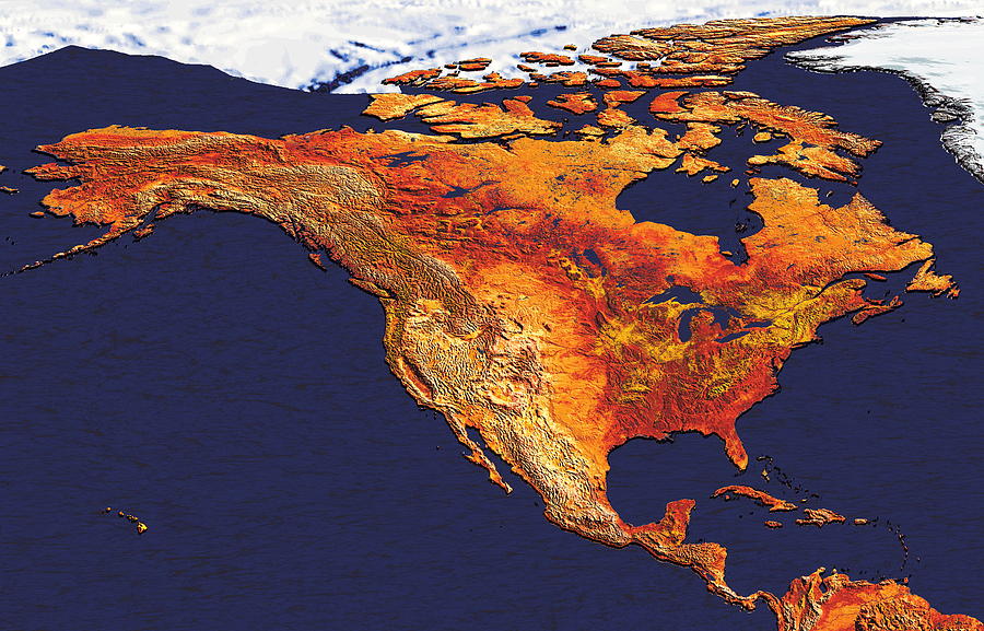 North America #3 Photograph by Dynamic Earth Imaging/science Photo Library