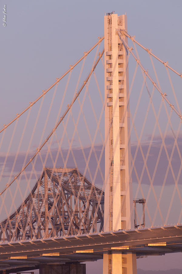 Oakland Bridge #3 Photograph by Alexander Fedin