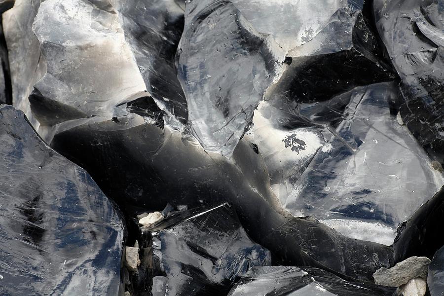 Obsidian Flow #3 Photograph by Michael Szoenyi/science Photo Library