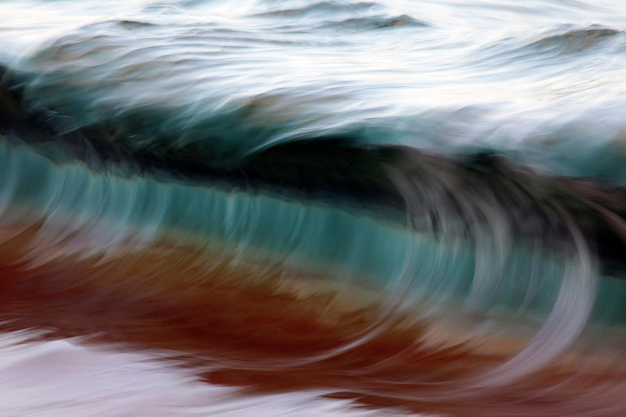 Ocean Wave Blurred By Motion  Hawaii #3 Photograph by Vince Cavataio