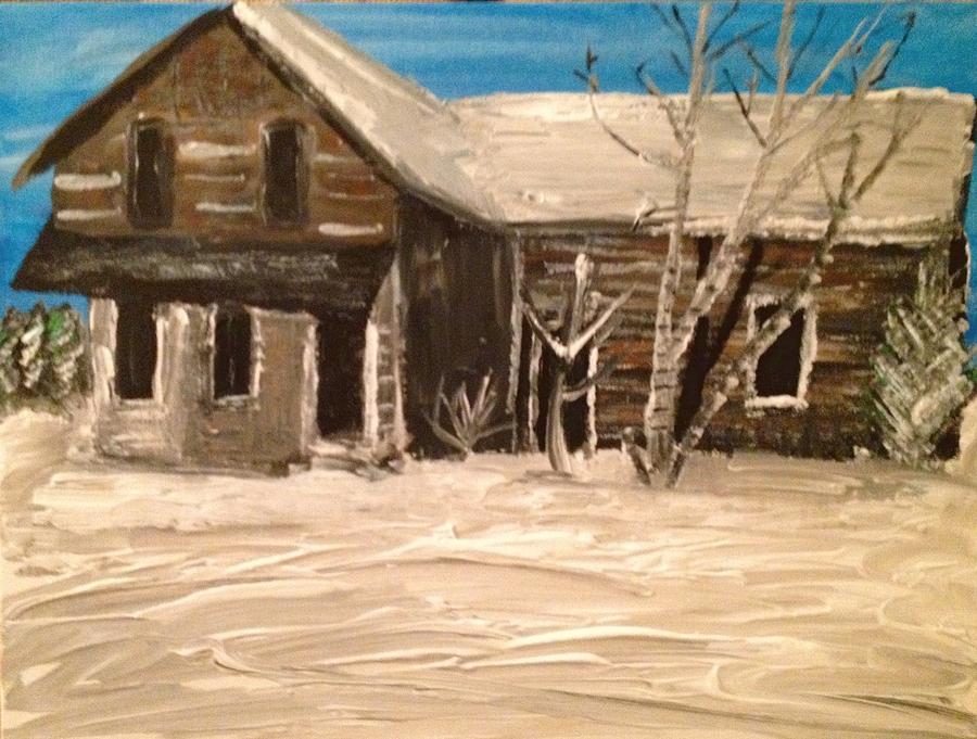 Old House #3 Painting by Paula Brown