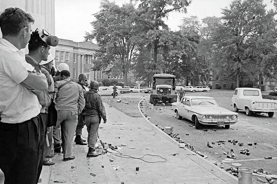 Ole Miss Riot, 1962 #3 Photograph by Granger