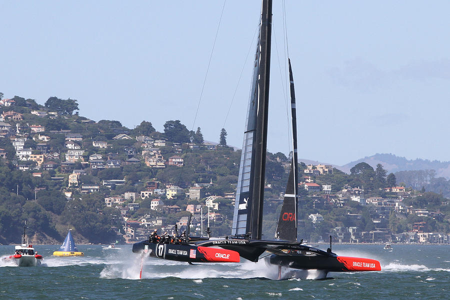 Oracle Americas Cup Winner #5 Photograph by Steven Lapkin