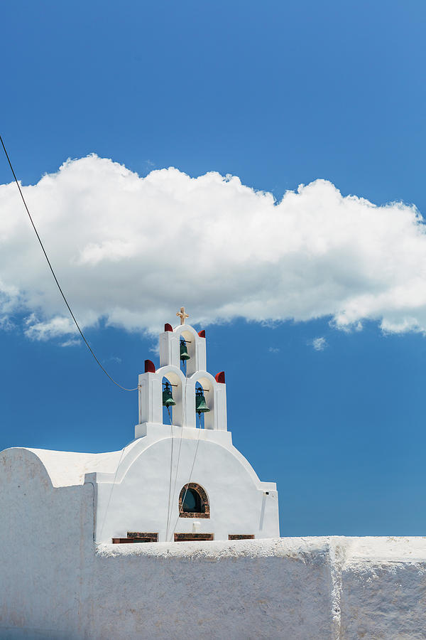Orthodox Church In Santorini #3 Photograph by Deimagine