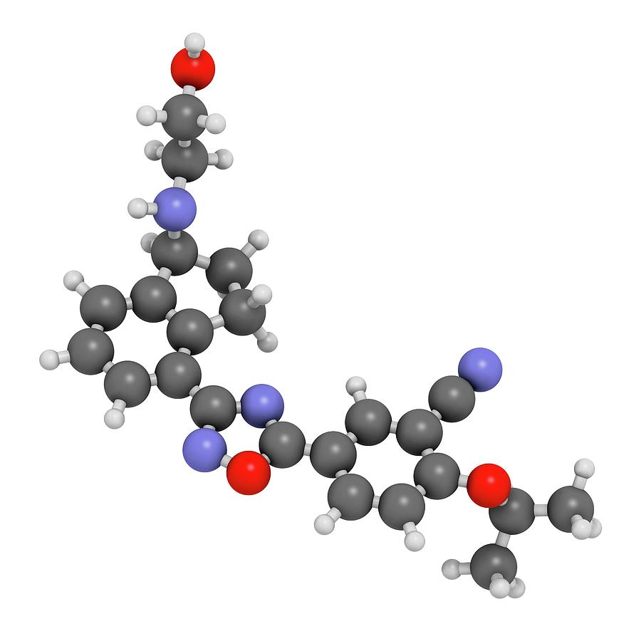 Ozanimod Anti-inflammatory Drug Molecule Photograph By Molekuul/science ...