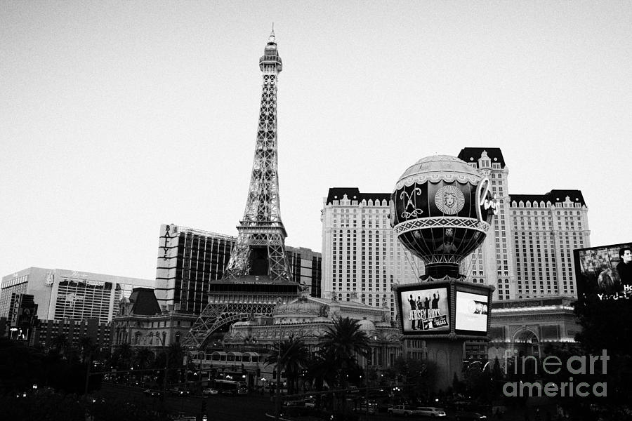 Paris Photograph - paris Las Vegas hotel and casino Nevada USA #3 by Joe Fox