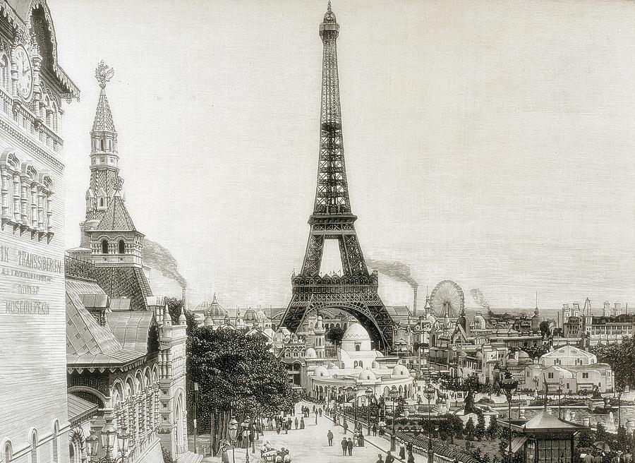 Black And White Photograph - Paris Universal Exhibition Exposition #3 by Everett