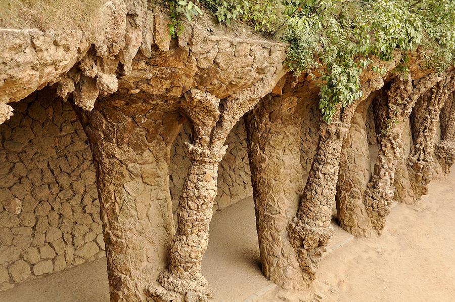 Park Guell Barcelona Spain #3 Photograph by Brandon Bourdages