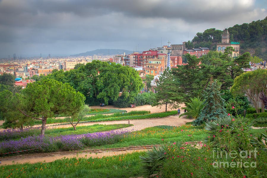 Park Guell in Barcelona #3 Photograph by Michal Bednarek