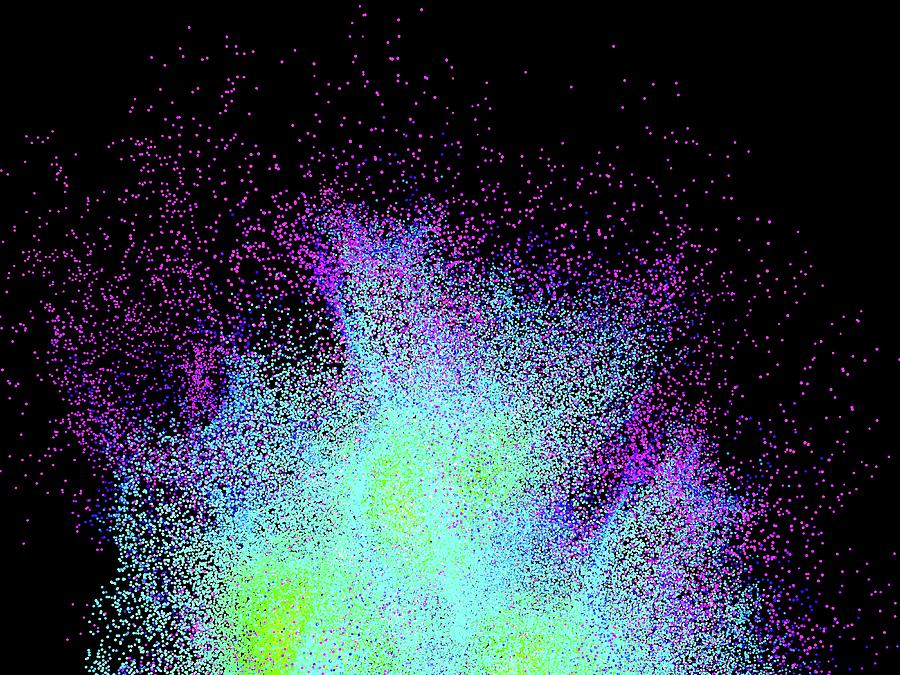 Particle Burst #3 Photograph by Science Photo Library