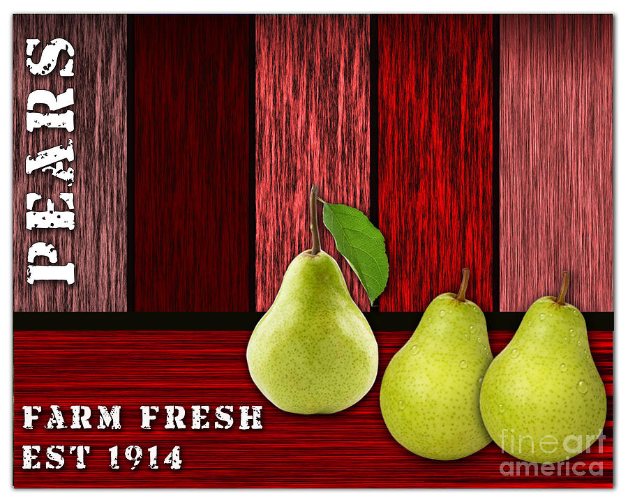 Pear Farm #3 Mixed Media by Marvin Blaine