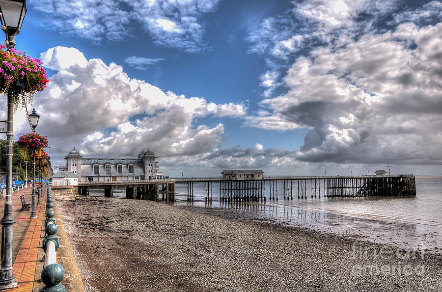 Holiday Photograph - Penarth Pier 3 by Steve Purnell