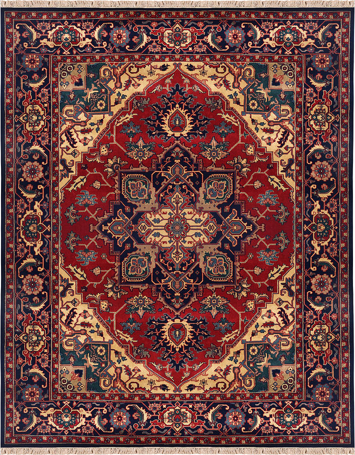 Persian Oriental Rug #3 Photograph by Inhauscreative