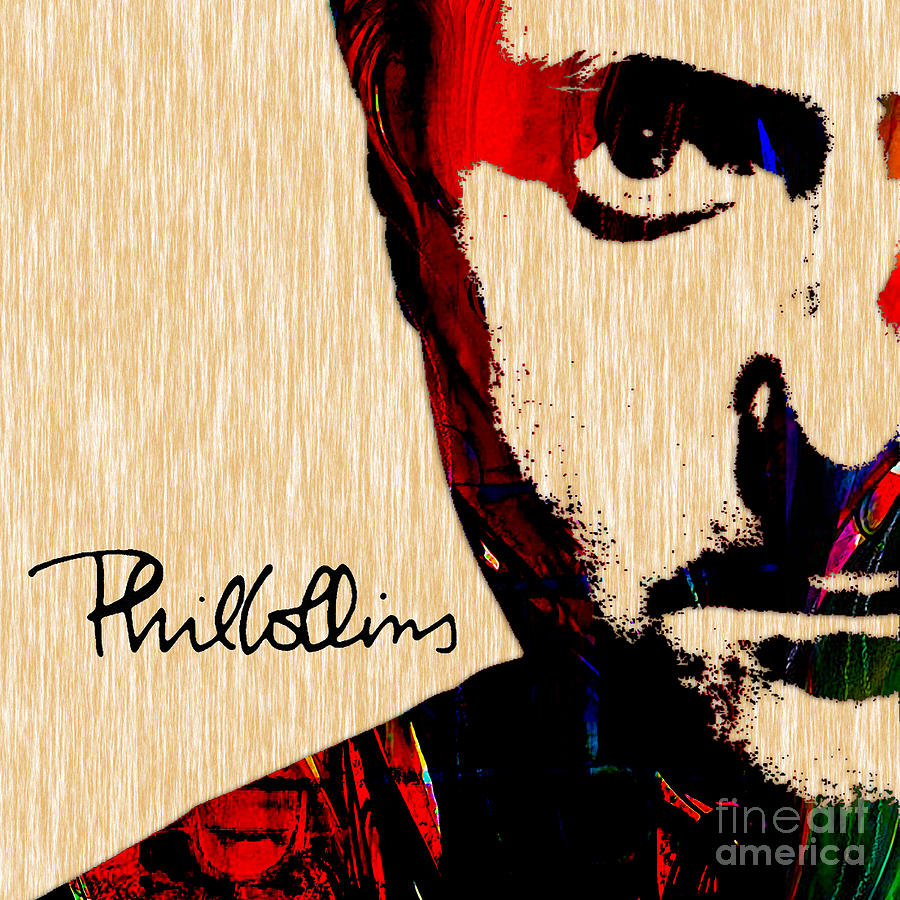 Phil Collins Mixed Media - Phil Collins Collection #3 by Marvin Blaine