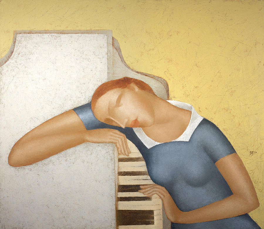 Music Painting - Piano #3 by Nicolay  Reznichenko