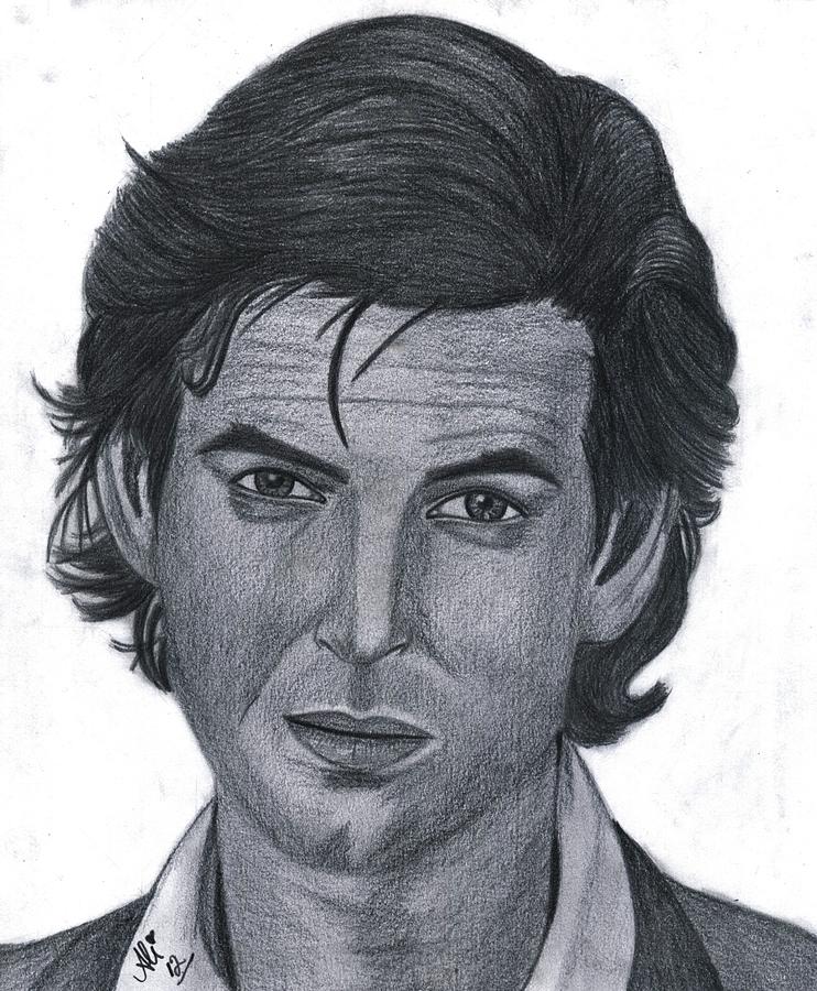 Pierce Brosnan Drawing By Bobby Dar - Fine Art America