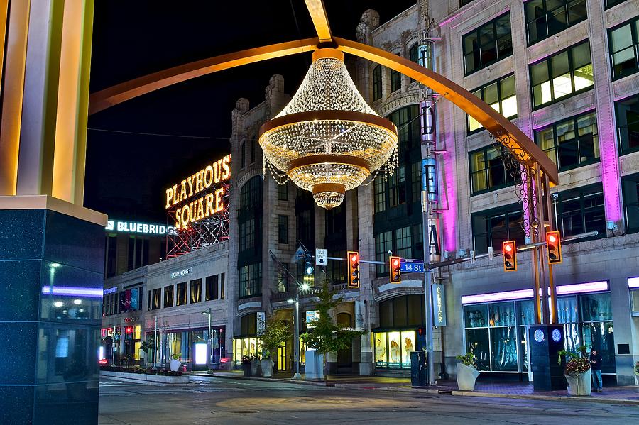 Playhouse Square Photograph by Frozen in Time Fine Art Photography Pixels