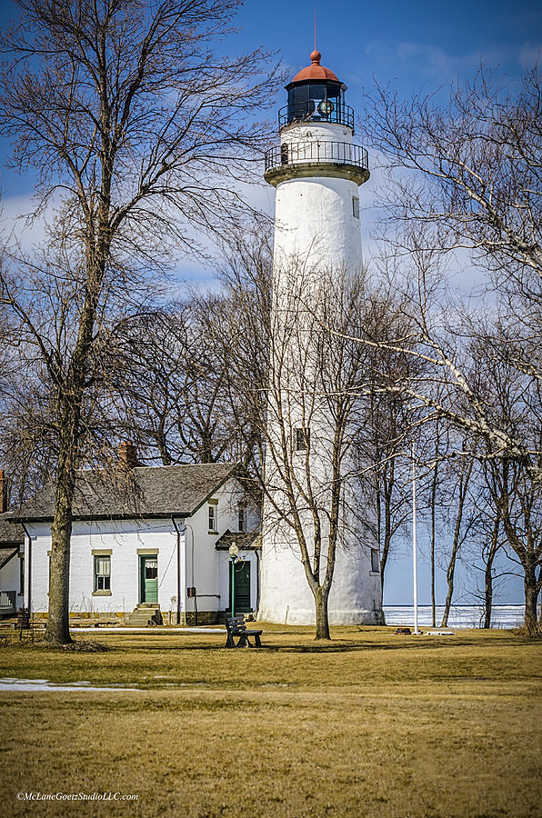 Pointe Aux Barques  Lighthouse #3 Photograph by LeeAnn McLaneGoetz McLaneGoetzStudioLLCcom