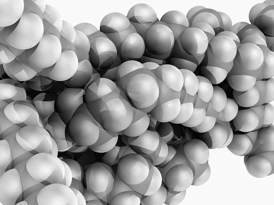 Polyethylene Molecule Photograph by Laguna Design/science Photo Library