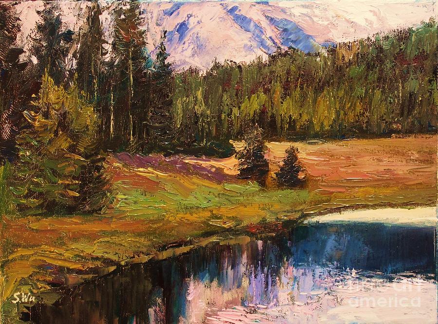 Pond Painting by Sean Wu