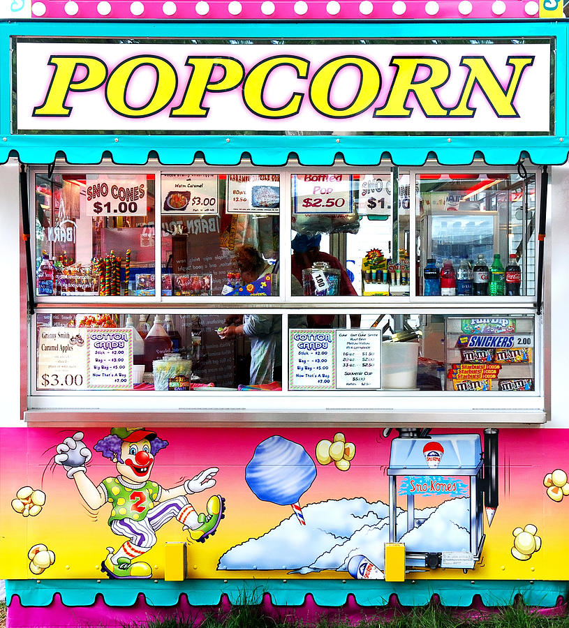 Popcorn Stand Photograph by Jim Hughes