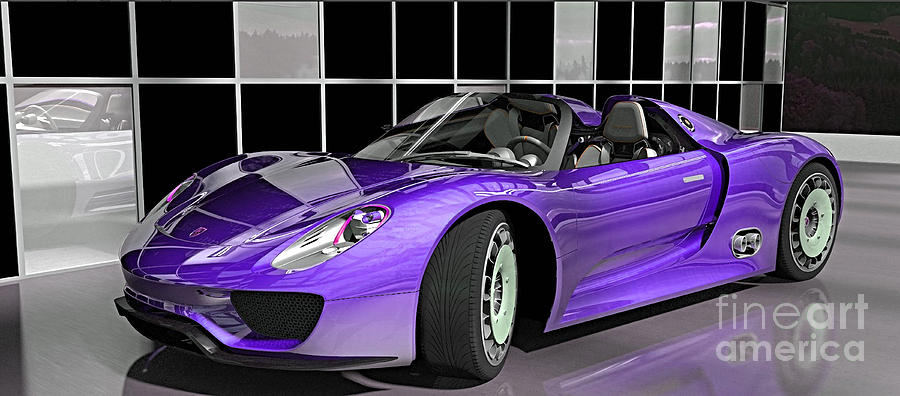 Porsche 918 Spyder Collection #3 Mixed Media by Marvin Blaine