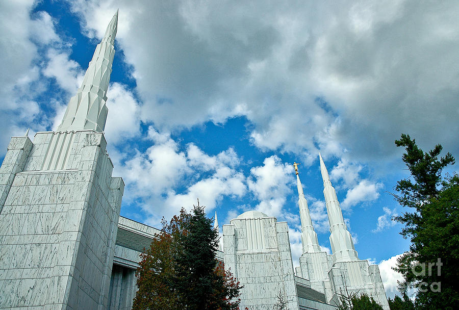 Portland Oregon LDS Temple #3 Photograph by Nick Boren