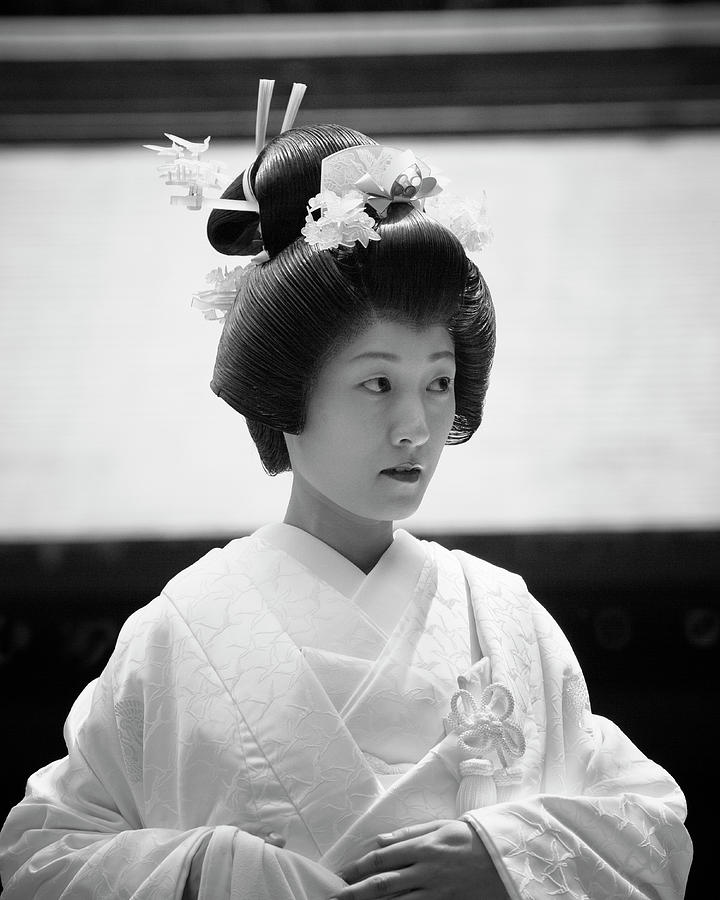 Portrait Of A Traditional Japanese Photograph by Ron Koeberer - Fine ...