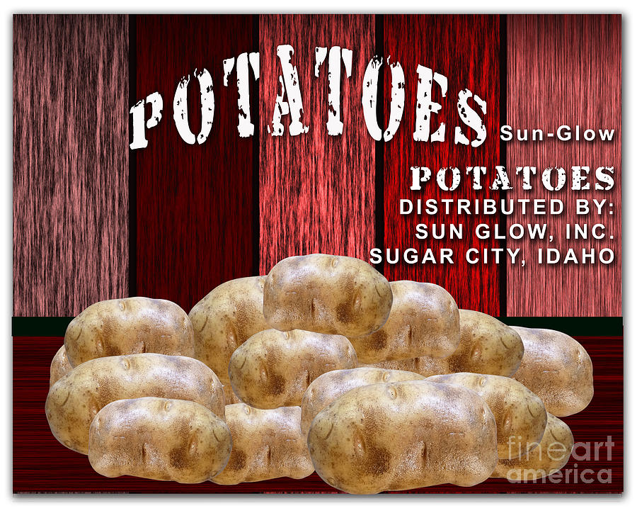 Potato Farm #3 Mixed Media by Marvin Blaine