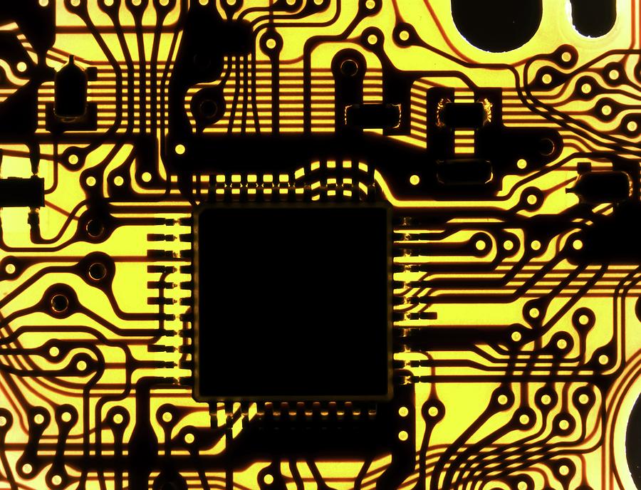 Printed Circuit #3 Photograph by Alfred Pasieka/science Photo Library
