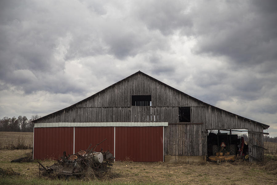 3 Red Door Barn Photograph by John McGraw