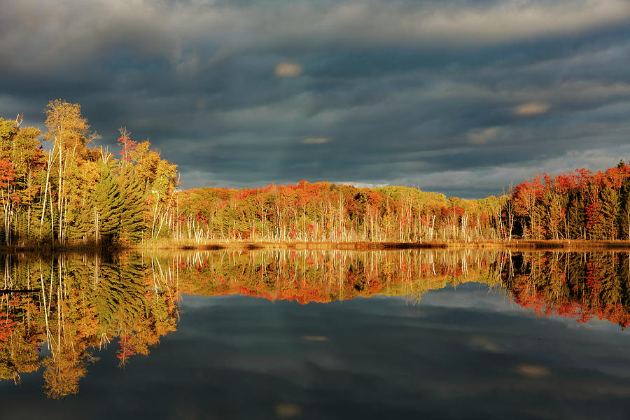 Red Jack Lake And Sunrise Reflection Photograph by Adam Jones - Fine ...