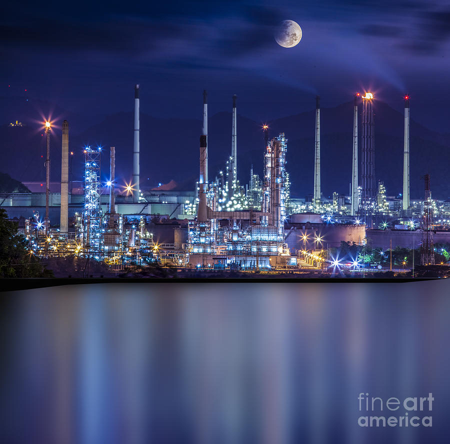 Refinery industrial plant  #3 Photograph by Anek Suwannaphoom