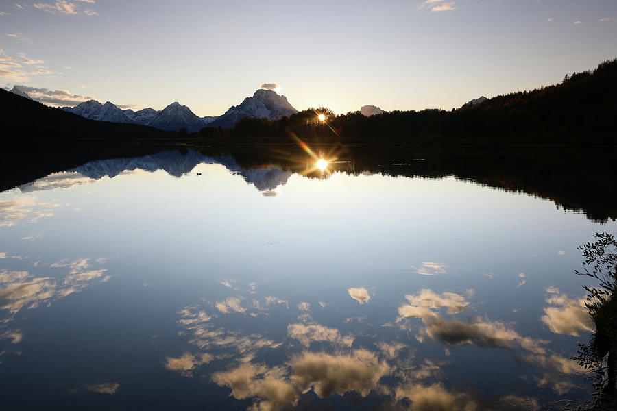 Reflection Of Clouds On Water, Teton #3 Photograph by Panoramic Images