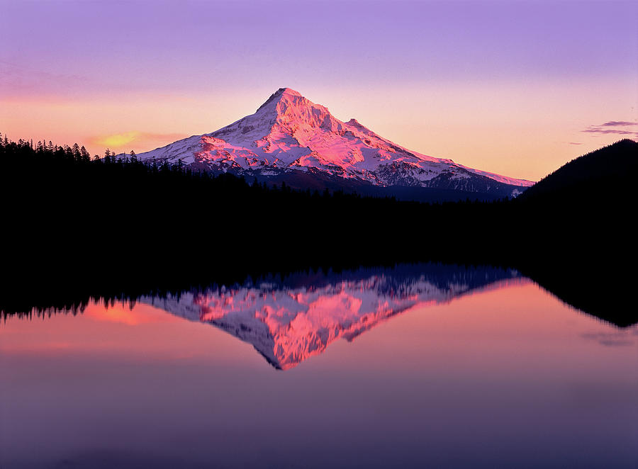 Reflection Of Mountain Range In A Lake #3 Photograph by Panoramic Images