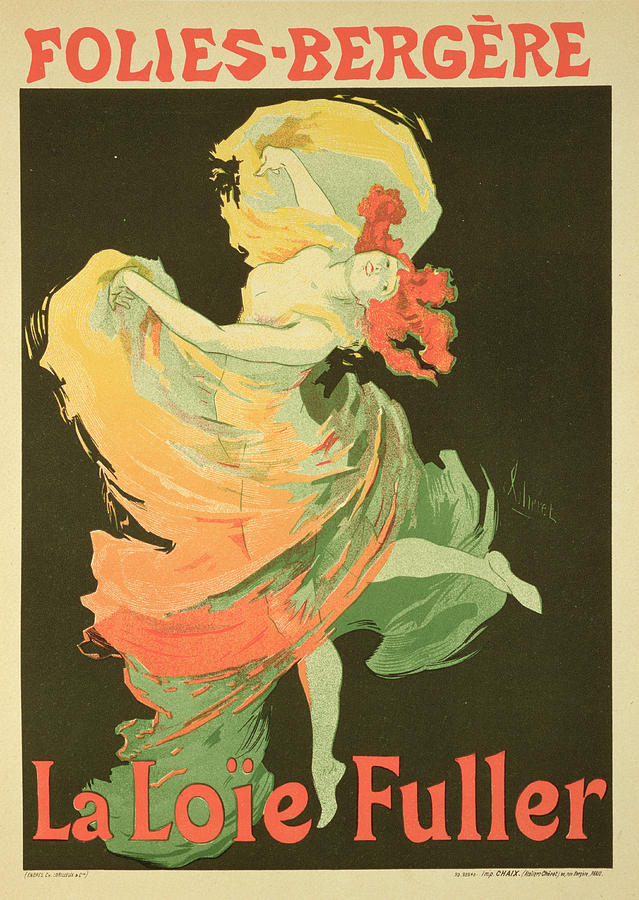 Advertisement Drawing - Reproduction Of A Poster Advertising by Jules Cheret
