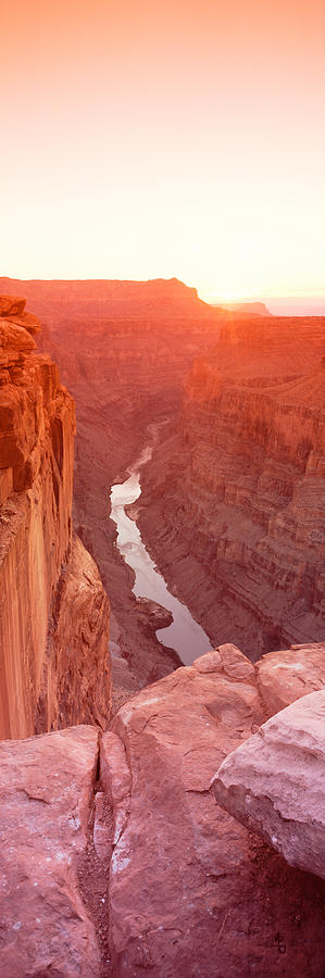 Grand Canyon National Park Photograph - River Passing Through A Canyon #3 by Panoramic Images