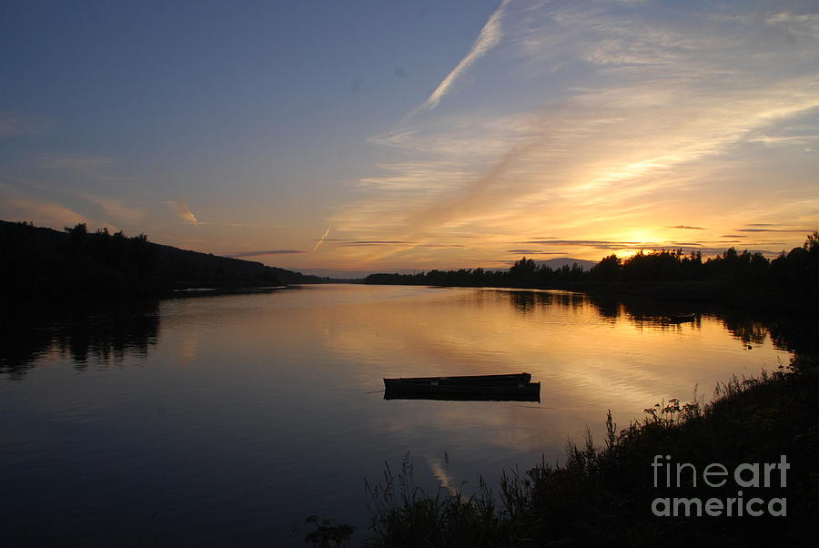 River Suir sunset #3 Photograph by Joe Cashin