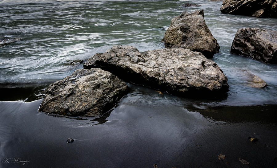 Rocks in the River #3 Photograph by Andrew Matwijec
