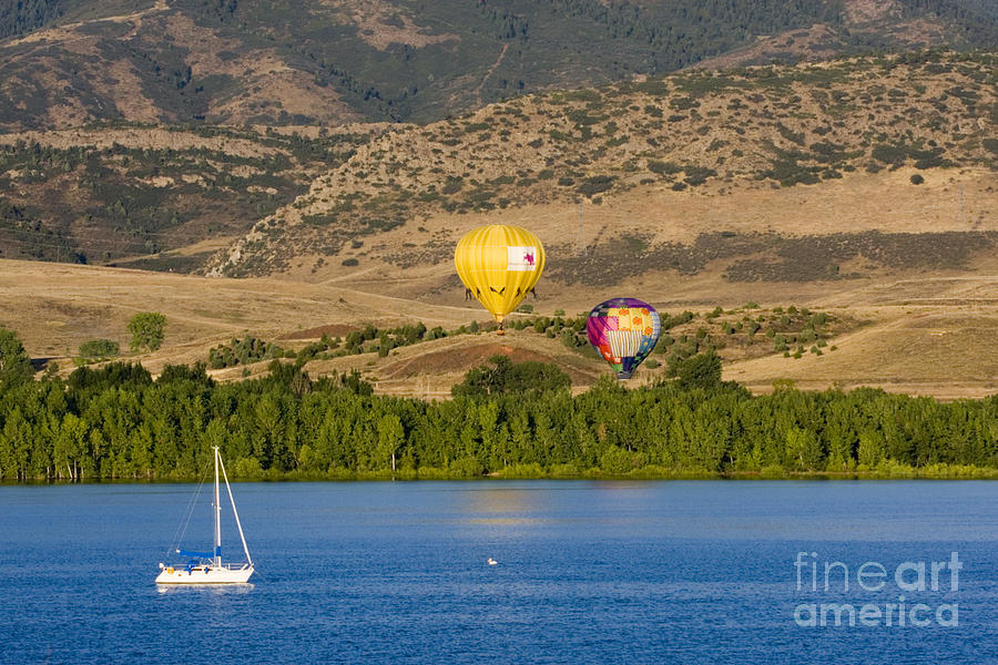 Rocky Mountain Balloon Festival Photograph by Steven Krull