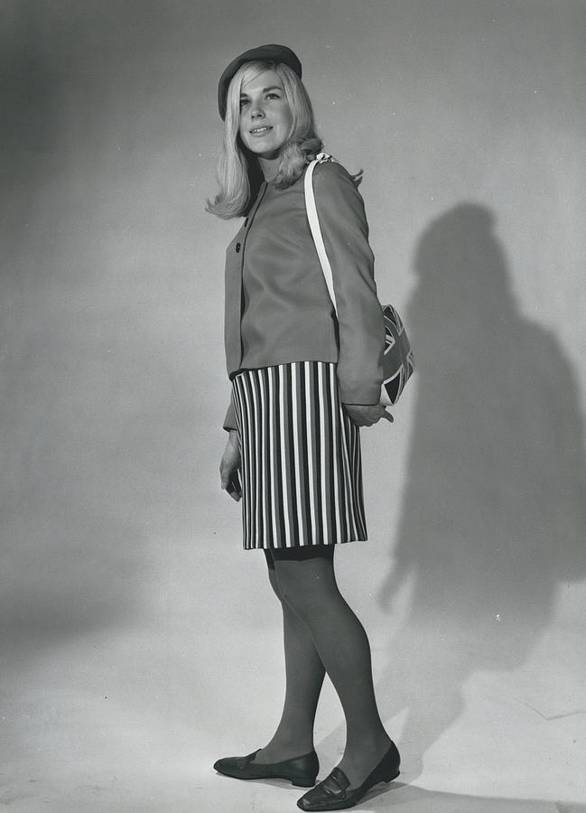 Vintage Photograph - Roger Nelson Uniforms For Britains Hostesses At Expo 67 #3 by Retro Images Archive