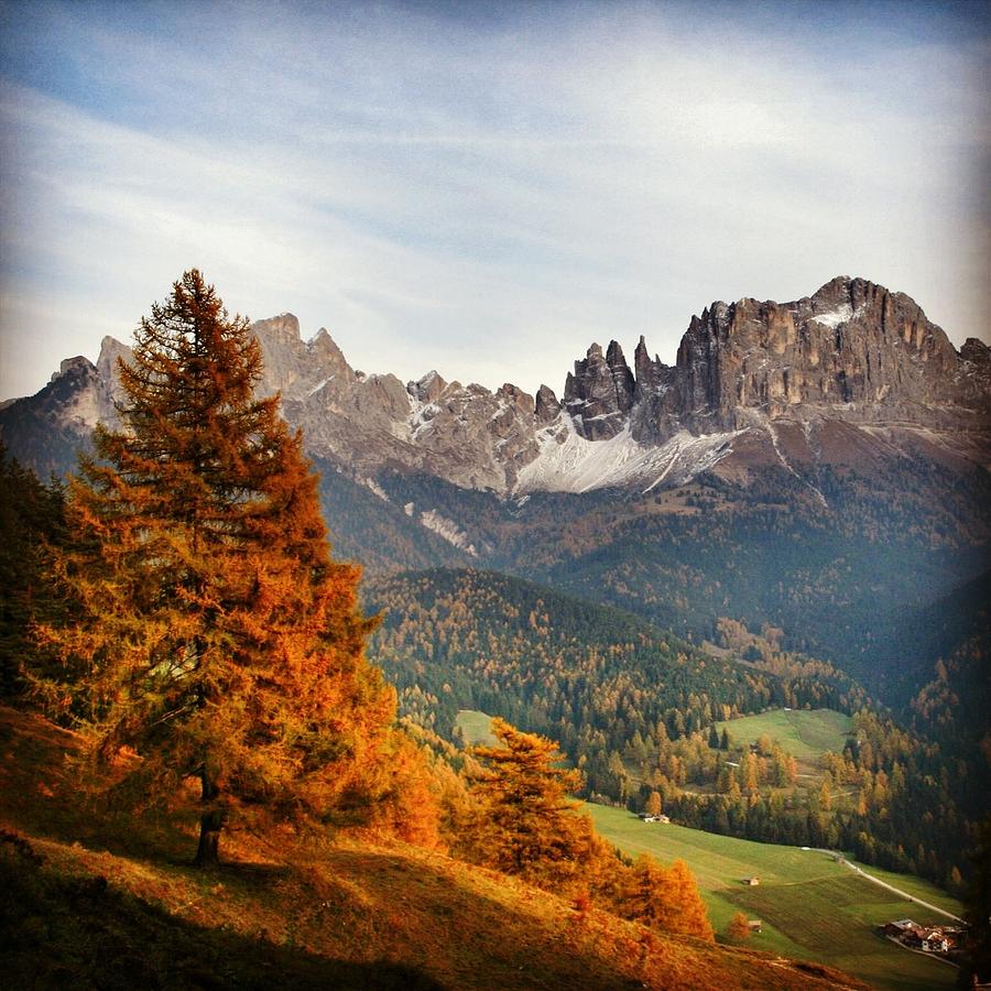 Nature Photograph - Rosengarten - Dolomites #3 by Luisa Azzolini
