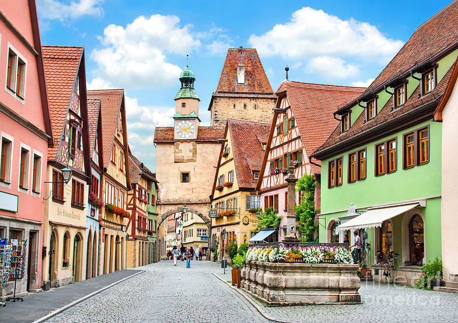 Rothenburg ob der Tauber Photograph by JR Photography - Fine Art America