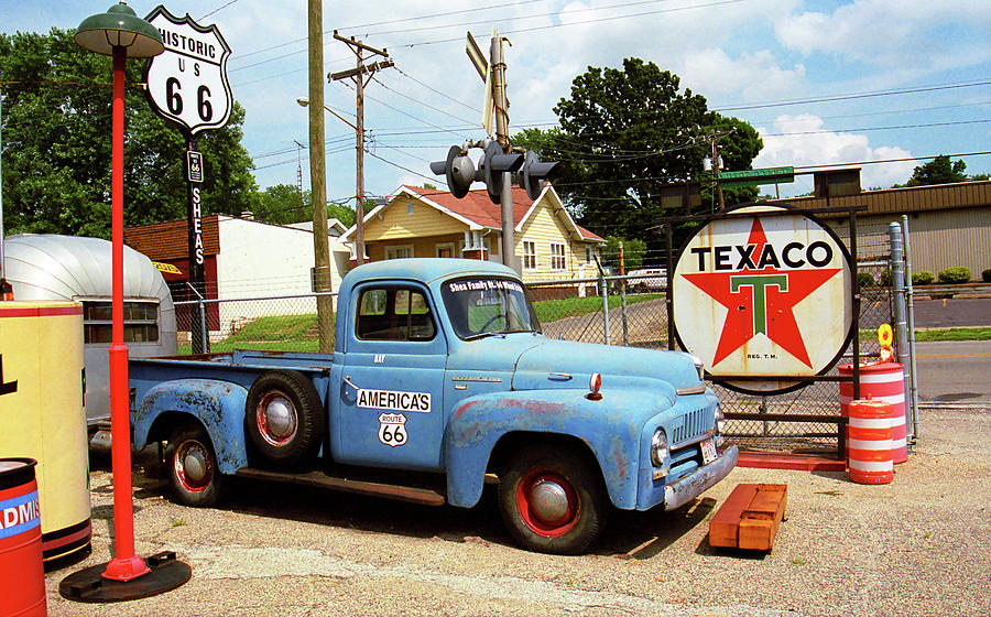 Route 66 - Shea's Gas Station by Frank Romeo Route 66 - Shea's Gas Station by Frank Romeo