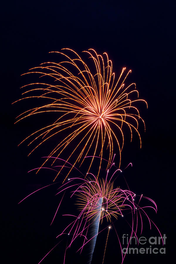 RVR Fireworks 2013 #3 Photograph by Mark Dodd