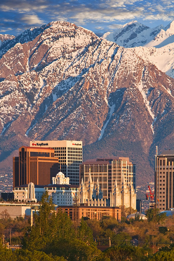 Salt Lake City Photograph - Salt Lake City Skyline #3 by Douglas Pulsipher
